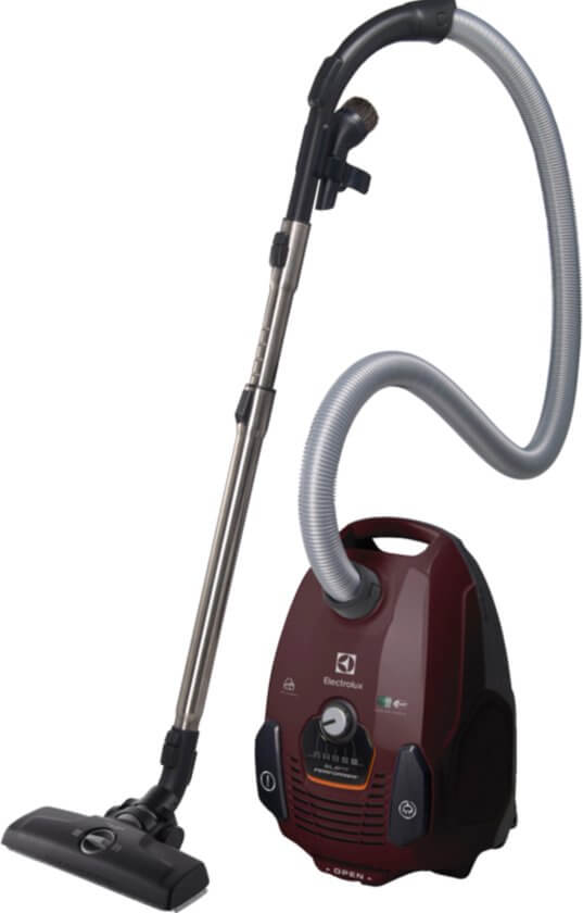 Electrolux Stofzuiger | Model ESP74BD | 650W | Bordeaux Rood | 3,5 liter opvangzak | SilentPerformer | 360° Motion Technology™ - Afbeelding 1