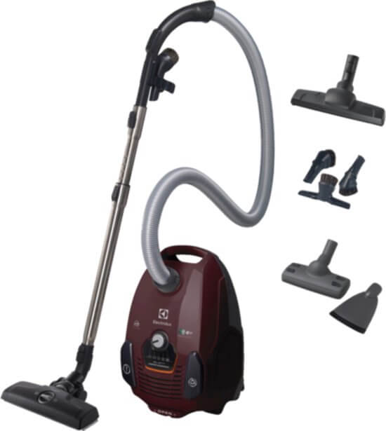 Electrolux Stofzuiger | Model ESP74BD | 650W | Bordeaux Rood | 3,5 liter opvangzak | SilentPerformer | 360° Motion Technology™ - Afbeelding 5