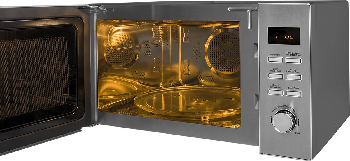 BeKO Combi-magnetron | Model MCF 28310X | Vrijstaand | 28 liter | RVS | 900 W - Afbeelding 2