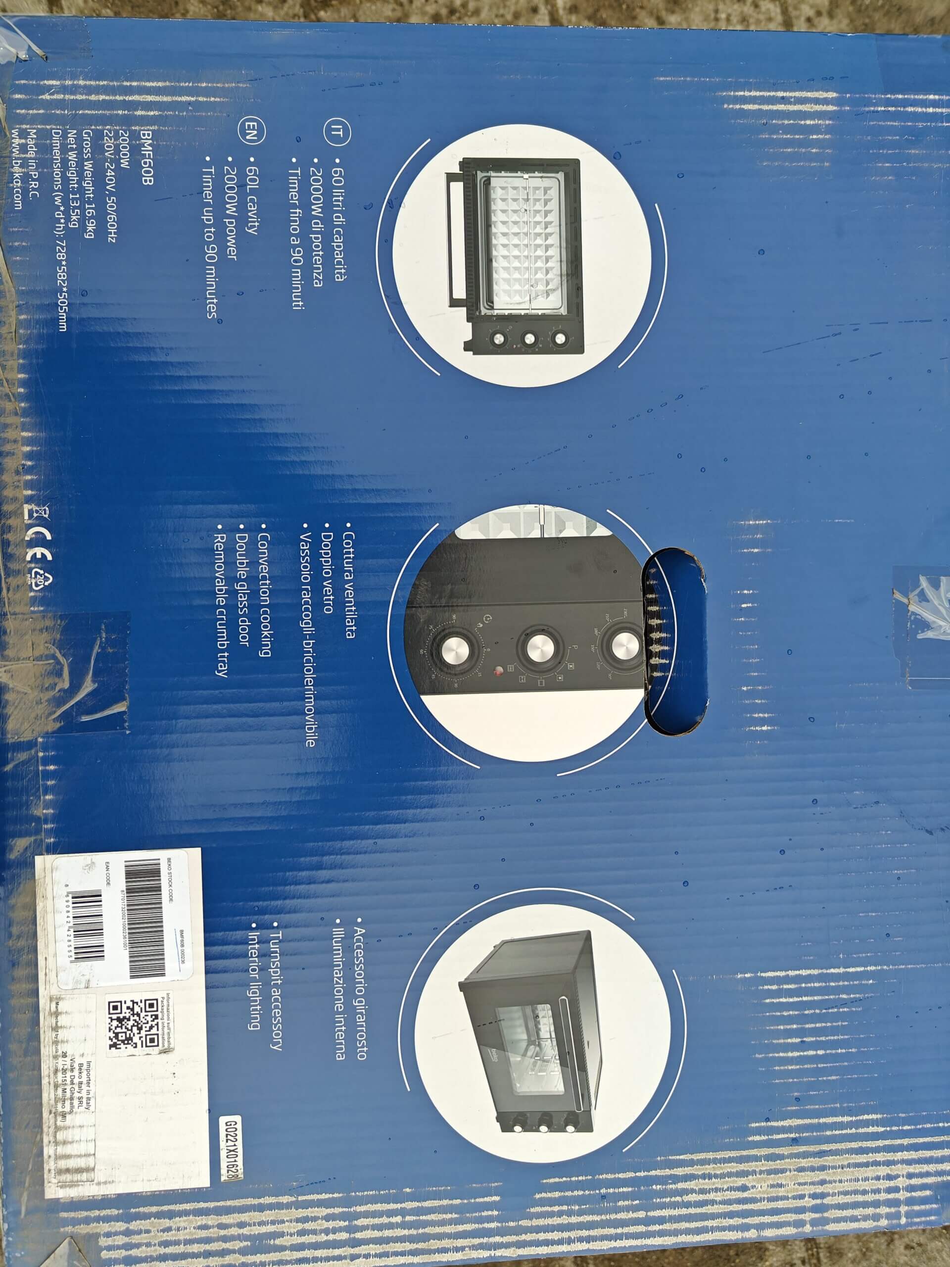 Beko Oven | Model BMF60B | Vrijstaand | 60 liter | Draaiknop | Halogeenlicht | Draaispit - Afbeelding 5