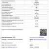 Productkaart Candy CVMI900X – luchtstroom 620 m³/h, verbruik, geluidsniveau en efficiëntieklasse