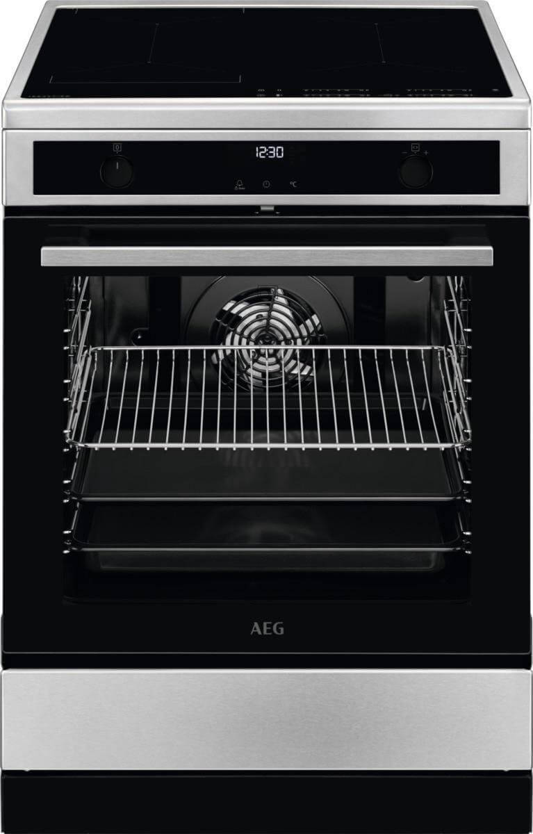 AEG Elektrische fornuis | Model CIB6470APM | 4 kookzones | 73 liter | Bridge-functie | Pyrolyse-reiniging - Afbeelding 1