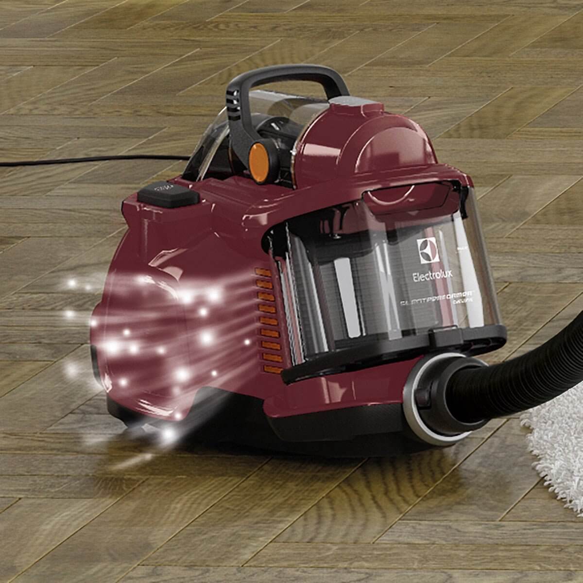 Electrolux ESPC72RR | Stofzuiger | 1.4 liter | Droog | 650W | Rood | Zonder stofzak - Afbeelding 4