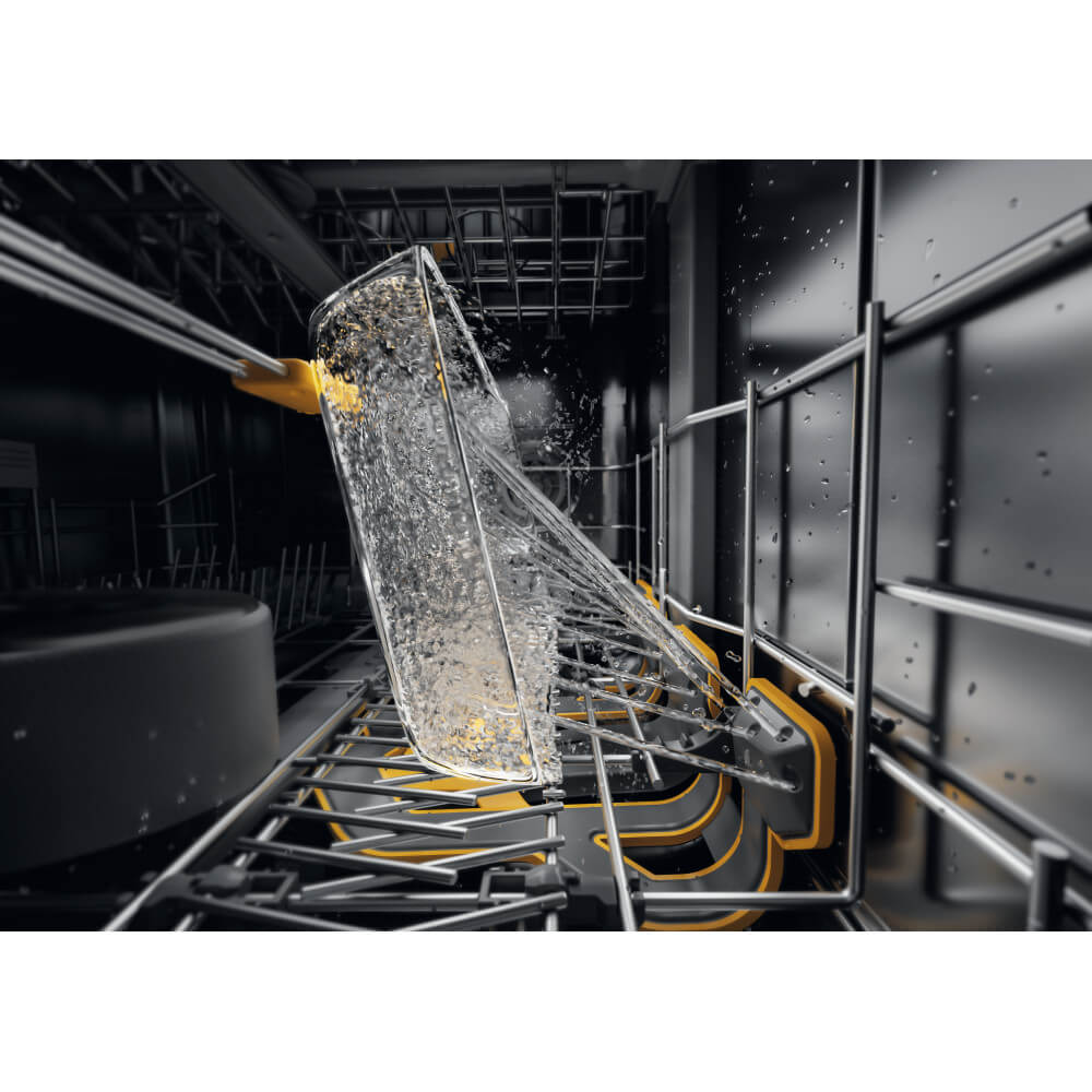 PowerClean-technologie van Whirlpool W7FHS51X verwijdert hardnekkig vuil met krachtige waterstralen