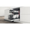 Whirlpool WB 6020 P X vaatwasser met open lade, boven- en onderkorf zichtbaar