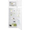 Electrolux ETB2AE16S inbouw koel-vriescombinatie met geopende deuren, overzicht van koelkast en vriezerinrichting