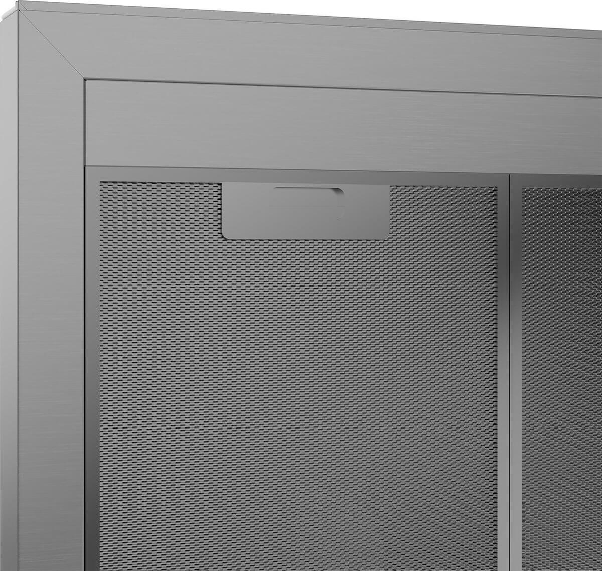 Detailweergave van het vetfilter van de Beko BHCB 63640 BH wandafzuigkap