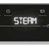 Digitale interface van de Haier FS 4D520W vaatwasser, met STEAM-programma geactiveerd.