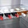 Wijnrek in koelkast – RVS-flessenhouder voor wijn en frisdrank.