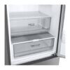 Detail van Fresh Zone en Fresh Converter lades in de LG GBP62PZNAC
