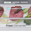 Verslade met Fresh Converter voor vlees, vis en groenten in de LG GBV3200DSW koelkast