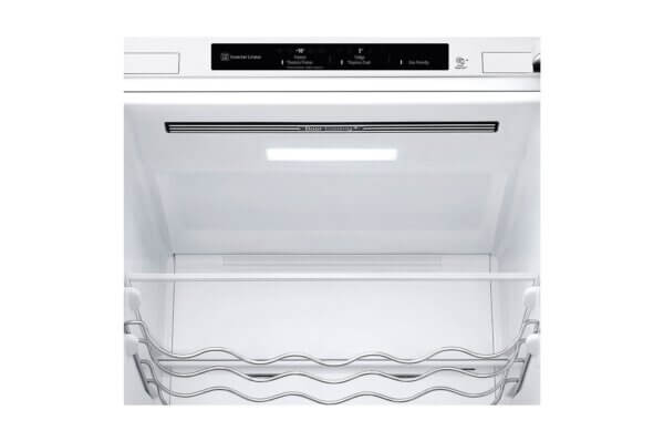 LED-verlichting en display van de LG GBV3200DSW koelkast, detailopname
