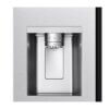 Detail van de UVnano water- en ijsdispenser van de LG GSXE90MBAD koelkast