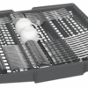 Tiroir à couverts avec cuillères, fourchettes et tasses dans le lave-vaisselle Siemens SN616X01EF