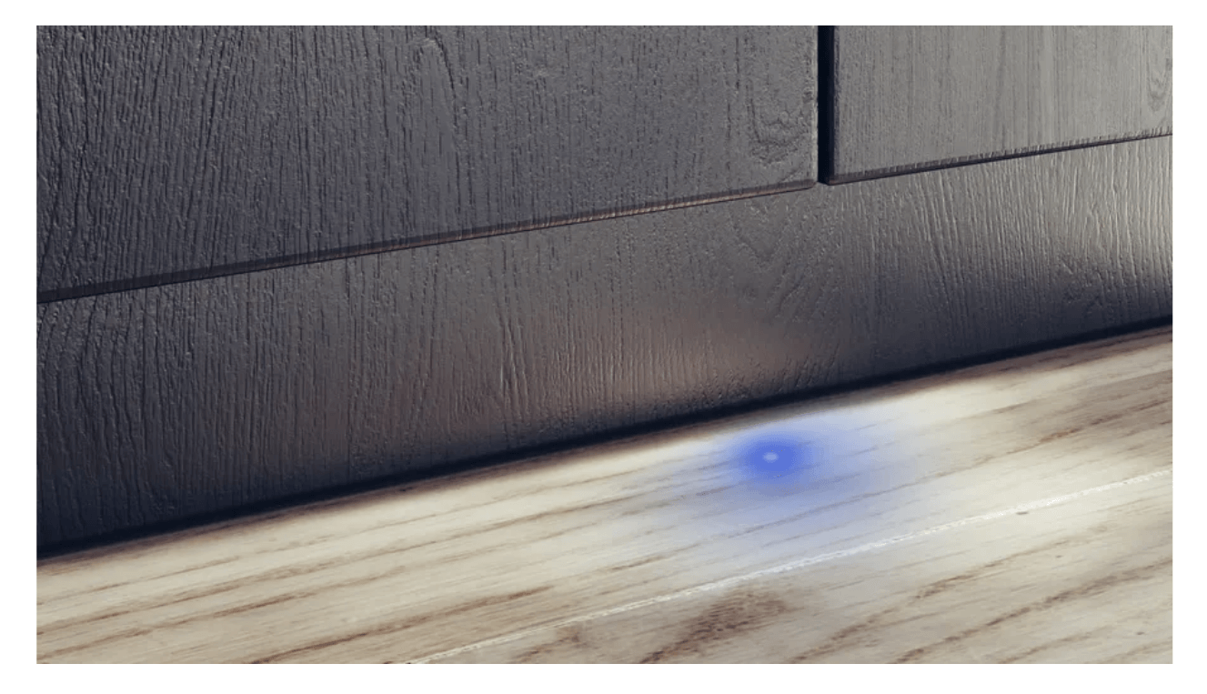 Projection InfoLight sur le sol pendant l'utilisation du lave-vaisselle Siemens SN616X01EF